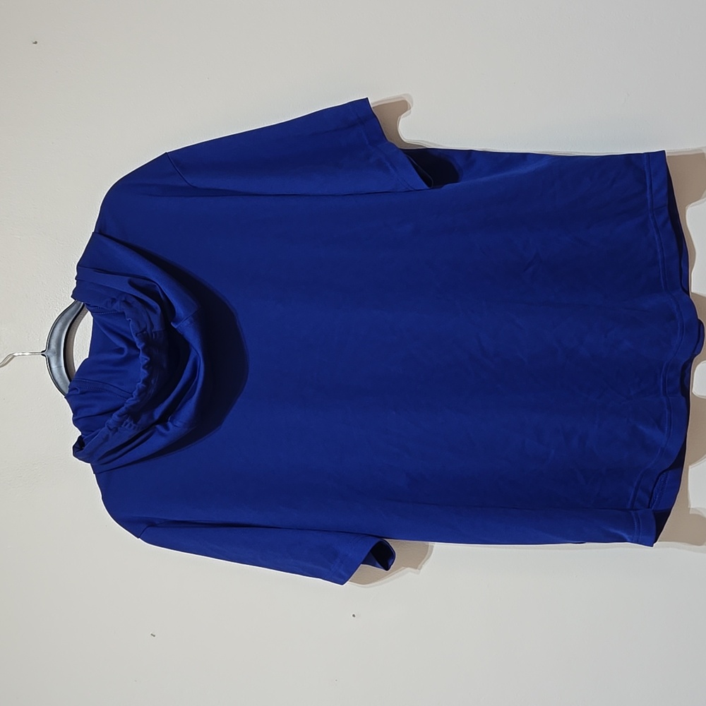 Nike Men's Lockup Performance Chicago Cubs Blue Hooded Top - Picture 3 of 3